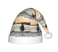 SDEGTHO Killer Whale Baby Santa Toddler Cappello di Natale Per Capodanno Festa Copricapo Extra Addensare Pelliccia Classica