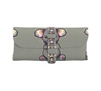 SDEGTHO La bella custodia per occhiali da sole in pelle koala custodia per occhiali da sole per gli uomini e le donne occhiali da vista, bianco, Taglia unica
