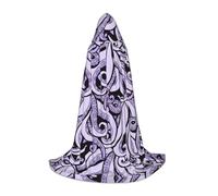 SDEGTHO Mantello con cappuccio ispirato alla strega marina per cosplay, costume rinascimentale, fiera, gotico, fantasia, medievale, vestaglia