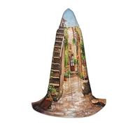 SDEGTHO Mantello con cappuccio italiano toscano per adolescenti cosplay costume rinascimentale fiera gotica fantasy medievale abito