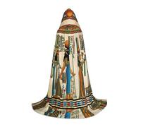 SDEGTHO Mantello da donna nell'antico Egitto, mantello con cappuccio, per cosplay, rinascimentale, fiera, gotico, fantasia, medievale, vestaglia