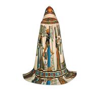 SDEGTHO Mantello da donna nell'antico Egitto, mantello con cappuccio, per cosplay, rinascimentale, fiera, gotico, fantasia, medievale, vestaglia