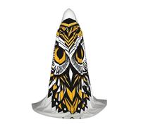 SDEGTHO Mantello lungo con cappuccio con motivo gufo carino Halloween mantello con cappuccio mantello carnevale mantello con cappuccio mantello con cappuccio mantello in maschera