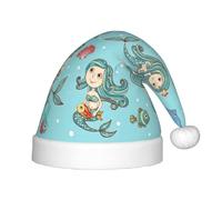 SDEGTHO Marine Sea Life Baby Santa Toddler Cappello di Natale Per Capodanno Festa Copricapo Extra Addensare Pelliccia Classica