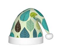 SDEGTHO Minimal Leaf Pattern Baby Santa Toddler Cappello di Natale Per Capodanno Festa Copricapo Extra Addensare Pelliccia Classica