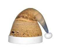 SDEGTHO Piramide egiziana nel deserto bambini cappello di Babbo Natale rosso comodo Natale per bambini vacanze Natale