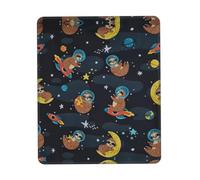 SDEGTHO Simpatico tappetino per mouse da gioco con bradipi che dormono grandi, base in gomma antiscivolo, bordi cuciti, resistente all'acqua, per giocatori