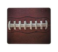 SDEGTHO Tappetino per mouse professionale con lacci da football americano, con bordo bloccato e gomma antiscivolo per una superficie stabile della scrivania