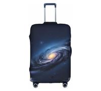SDEGTHO Universo Via Lattea Galaxy stampa valigia elastica copertura antipolvere antigraffio adatta maniglia centrale bagagli per viaggi, bianco, L