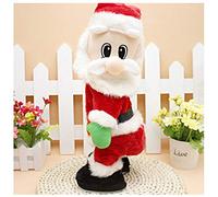 SdeNow Babbo Natale che Twerka, Babbo Natale Che Scuote il Sedere Babbo Natale che Canta e Balla con Musica e Canto-Giocattoli di Natale Animati per Bambini