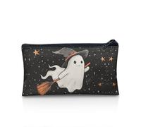 SdetYuia Astuccio per matite con carlino carino per 2° e 3° per bambini, con cerniera, multifunzione, per studenti scolastici, grande, Stella fantasma mago, 8.8"x1.7"x4.1", Set di zaini per la scuola