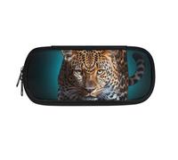 SdetYuia Cool Lizard Astuccio portapenne grande capacità portapenne estetico per ragazzi ragazze bambini cancelleria scuola astuccio multifunzione con cerniera studenti universitari regali, Leopard,