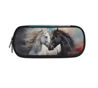 SdetYuia Cool Wolf Astuccio per ragazzi di età compresa tra 8 e 12 anni, astuccio per matite di grande capacità, astuccio per penne, organizer per studio, cancelleria per il rientro a scuola, ufficio,