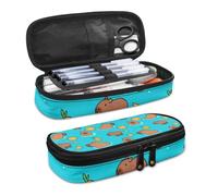 SdetYuia Olio su Tela Panda Matita caso Matita Holder caso Matita Pouch Pencil case Organized Pencil case Travel Pen case Big Pencil Pouch, Lontra Limone, 8.8"x1.7"x4.1", Set di zaini per la scuola