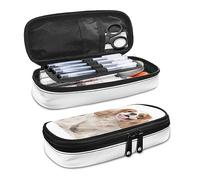 SdetYuia Portamatite Cavalier King Charles Spaniel di grande capacità con cucciolo di cane carino portapenne portapenne astuccio per trucchi con cerniera scuola media superiore, 1cavalier King Charles