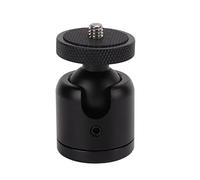 Sdfafrreg Testa del treppiede, Adattatore per Testa a Sfera per Fotocamera Girevole a 360° in Alluminio anodizzato Antiscivolo Diametro Inferiore 34 mm per Montaggio Fotocamera