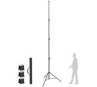 Sdfghj - Treppiede per videocamera sportiva da 16,4 m, con adattatore a vite da 1/4" e 3/8", piedini antiscivolo resistenti al vento, per giochi di calcio e basket