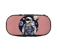 SDFHU Astronauta on The Moon 1 Stampa Astuccio Cancelleria Strumento Forniture per Ufficio Accessorio Unisex Adatto Per Ogni Occasione, Nero, Taglia Unica, Carino, Nero , Taglia unica, Carino