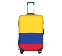 Sdfhu Bandiera della Colombia Stampa Unica Copertura Bagagli Da Viaggio Lavabile Anti Graffio Valigia Protector per Vacanza, bianco, Large