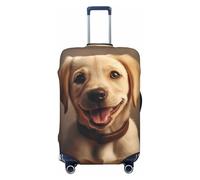 SDFHU carino Labrador Dog Print Valigie Coperture Personalizzate Bagagli Protector Elastico Lavabile Travel Gear Cover, nero, X-Large