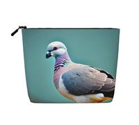 SDFHU Cartoon Pigeon 4 Stampa Toiletry Pouch per le Donne Monostrato Makeup Bag Viaggio Essentials Cosmetic Zip, nero, Taglia unica