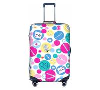Sdfhu Cute Nurse Print Unique Travel Luggage Cover Lavabile Anti Graffio Valigia Protector per Vacanza, bianco, X-Large