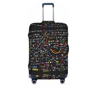 Sdfhu Math Formula Print Unique Travel Luggage Cover Lavabile Anti Graffio Valigia Protector per Vacanza, bianco, Large