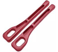 SDFSDEPIE 2 Pezzi Riempitivo Sedili Auto per Smart forfour fortwo, Striscia Prova di Perdite sul Lato Sedile Seat Gap Filler Accessori Auto,Red