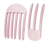SDFWGG 2 Pezzi Clip del Volume per Capelli Pinze per Radici Senza Tracce Ideali per Acconciature Fluffy Styling con Phon Adatte a Capelli Corti e Lunghi (Rosa)