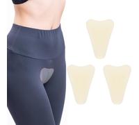 SDFWGG 3 Pezzi Camel Toe Concealer Inserti in Silicone Autoadesivi Riutilizzabili a Forma di T per Donne Slip Invisibile Anti Cameltoe Inserti Senza Cuciture per Bikini e Intimo
