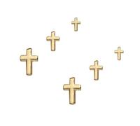 SDFWGG 3 Pezzi Orecchini a Perno Donna Set Mini Stella Marina Fiore Croce Lobo Margherita a Perno Orecchini Fiore Donna Piercing Gioielli per Feste Cerimonie Matrimonio