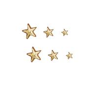 SDFWGG 3 Pezzi Orecchini a Perno Donna Set Mini Stella Marina Fiore Croce Lobo Margherita a Perno Orecchini Fiore Donna Piercing Gioielli per Feste Cerimonie Matrimonio