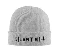 SDFXCDR Caldo in Inverno Silent Hill Lettere Gotiche Cappelli Lavorati A Maglia Autunno Inverno Beanie Caldo Horror Game Caps Uomini Donne Acrilico Casual Skullcap