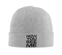SDFXCDR Calore Invernale, Ora Mi Vedi Cappello a Maglia, Berretto, Cappelli Invernali, Cappelli Acrilico Caldi Hip Hop per Uomini Donna, Regali