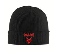SDFXCDR Cappello Caldo Invernale, 2025 Nuovo Logo Falling in Reverse Band Cappelli a Maglia per Donne Cappello Invernale Berretta Invernale Acrilico all'Uncinetto Melone