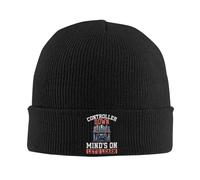 SDFXCDR Cappello Caldo Invernale, Controller abbassato, Mente su impariamo, Scuola Gamer Cappelli a Cappellino, Cappello Grafico a Maglia, Casual Maschi, Donne Unisex Hippie Elastico
