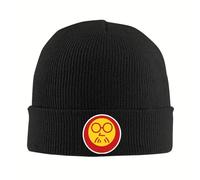 SDFXCDR Cappello Caldo Invernale, Sakamoto Days Daruma Face Cappello Lavorato a Maglia per Donna Uomo Beanie Cappello Invernale Acrilico Taro Sakamoto Casual Melon cap
