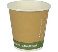 SDG PZ 100 Bicchieri COMPOSTABILI per Caffe' da 3 OZ (CL 7) BIODEGRADABILI COMPOSTABLE Coffee Cup
