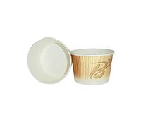 PZ 84 COPPETTA CC 80 BIO COMPOSTABILE E BIODEGRADABILE PER GELATI YOGURT DESSERT