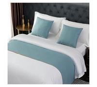 SDGBCXD Biancheria da Letto e Sciarpe, Copriletto Matrimoniale, King Size, Singolo, copriletto Solido for la Protezione dei Piedi del Letto e della Sciarpa Finale(Light Green,50 * 50cm(Pillow Case))