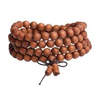 SDGBCXD Bracciale Bodhi, Braccialetto di perline di preghiera buddista, braccialetto di perline, perline di preghiera, autentico braccialetto di perline di sandalo antico indiano