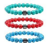 SDGBCXD Braccialetti ansiolitici, Riduce la voglia di alcol, allevia l'ansia e lo stress da astinenza, supporto naturale for smettere di bere(3E)
