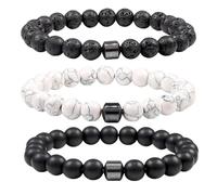 SDGBCXD Braccialetti ansiolitici, Riduce la voglia di alcol, allevia l'ansia e lo stress da astinenza, supporto naturale for smettere di bere(3C)
