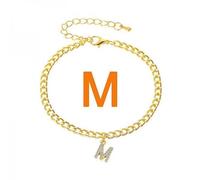 SDGBCXD, Cavigliere con lettere color oro for donna, con ciondolo a forma di catena dell'alfabeto, braccialetto alla caviglia, gioielli da spiaggia in stile boho, regalo for feste,Cavigliere(1)