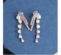 SDGBCXD, Collane con catene di perle a 3 strati con montatura in micro pavé di cristalli alla moda,Collane(774d)