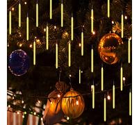 SDGBCXD luci a filo, Luci di Natale a LED, luci calde for esterni, for, patio, giardino, matrimonio, camera da letto - Warm Whiteolo(Warm White,50cm 10 Tubes 480 LED)