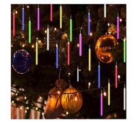 SDGBCXD luci a filo, Luci di Natale a LED, luci calde for esterni, for, patio, giardino, matrimonio, camera da letto - Warm Whiteolo(Multicolor,30cm 10 Tubes 240 LED)