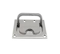 SDGBCXD maniglia, Maniglia for portello con serratura a filo in acciaio inox 316, for armadietto, ferramenta for barche e nautica