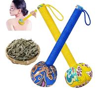 SDGBCXD Martello da Massaggio, Martello massaggiatore Manuale, Martello for Massaggio di Tutto Il Corpo, for del Mal Schiena, Design Brevettato 2P Blu e Giallo