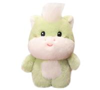 SDGBCXD Peluche, Simpatico Cavallo di Peluche, Morbido con soffice criniera Bianca, Compagno Coccole Kawaii(Green,20cm)